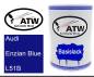 Preview: Audi, Enzian Blue, L51B: 500ml Lackdose, von ATW Autoteile West.